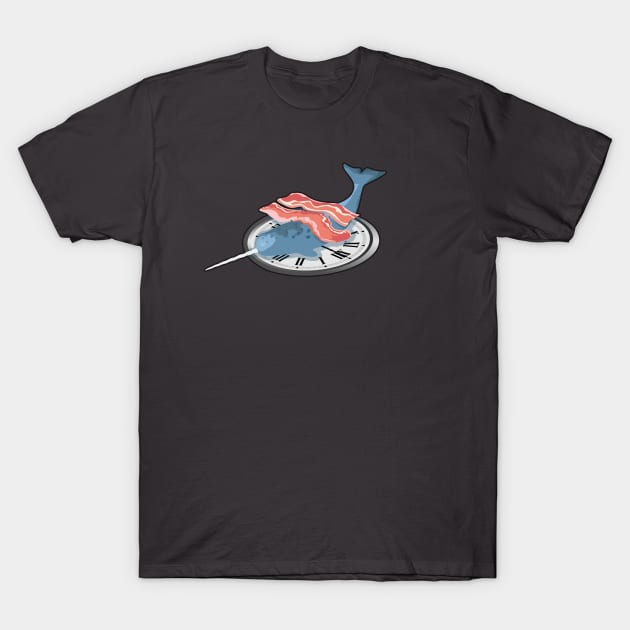 The Narwhal Bacons at Midnight T-Shirt by Taversia